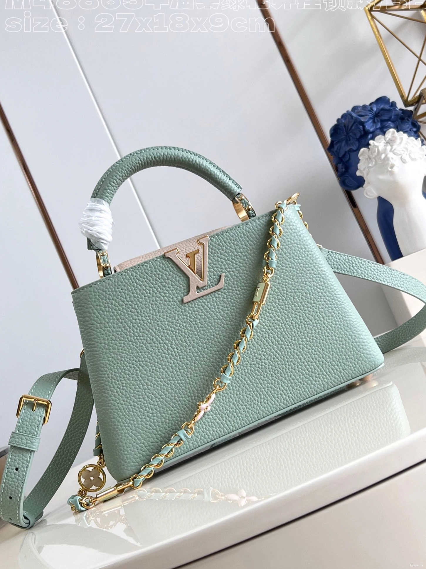 Cheap BB-27*18*9CM VUITTON CAPUCINES LOUIS 0801